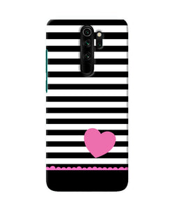 Abstract Heart Redmi Note 8 Pro Back Cover