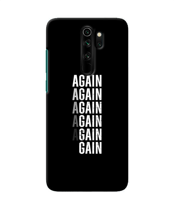 Again Again Gain Redmi Note 8 Pro Back Cover