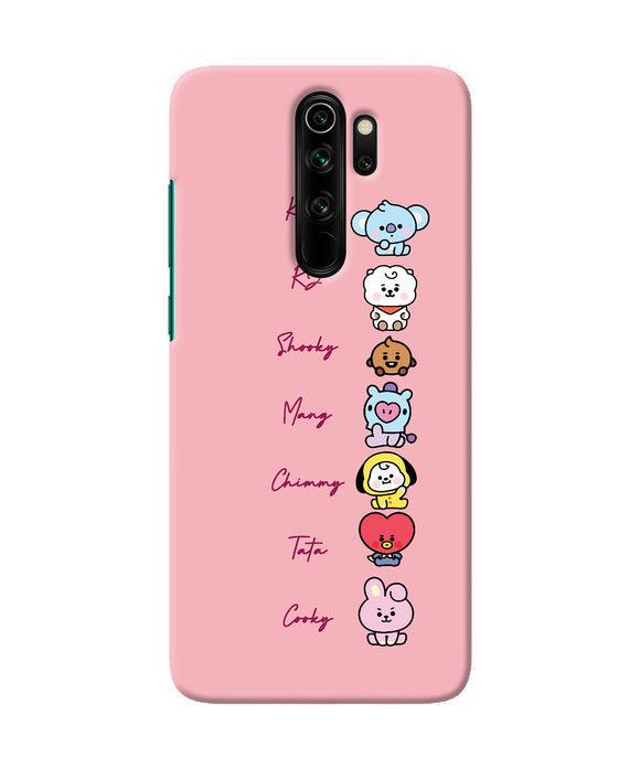 BTS names Redmi Note 8 Pro Back Cover