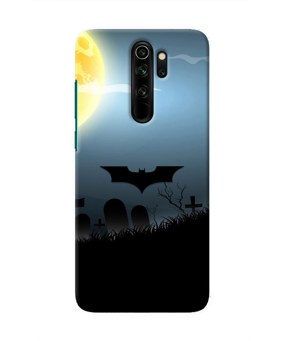 Batman Scary cemetry Redmi Note 8 Pro Real 4D Back Cover