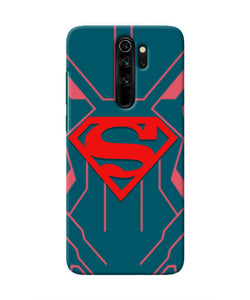 Superman Techno Redmi Note 8 Pro Real 4D Back Cover