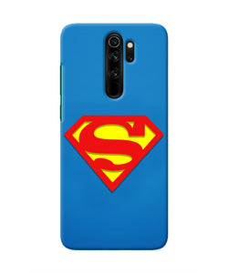 Superman Blue Redmi Note 8 Pro Real 4D Back Cover