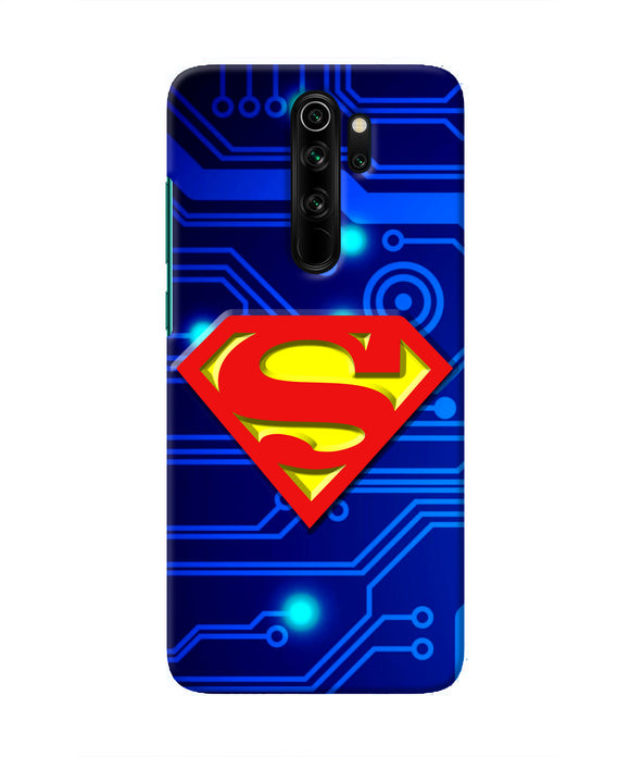 Superman Abstract Redmi Note 8 Pro Real 4D Back Cover