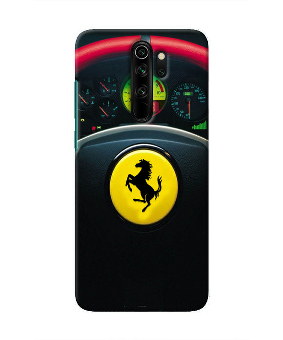 Ferrari Steeriing Wheel Redmi Note 8 Pro Real 4D Back Cover