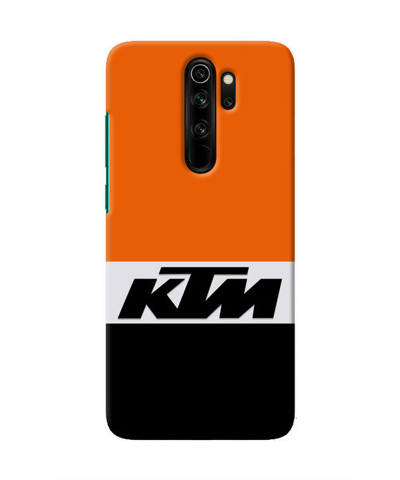 KTM Colorblock Redmi Note 8 Pro Real 4D Back Cover