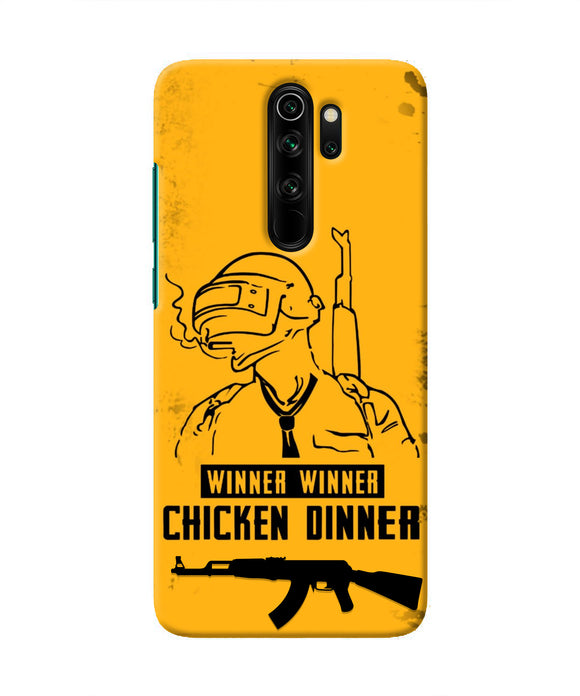 PUBG Chicken Dinner Redmi Note 8 Pro Real 4D Back Cover