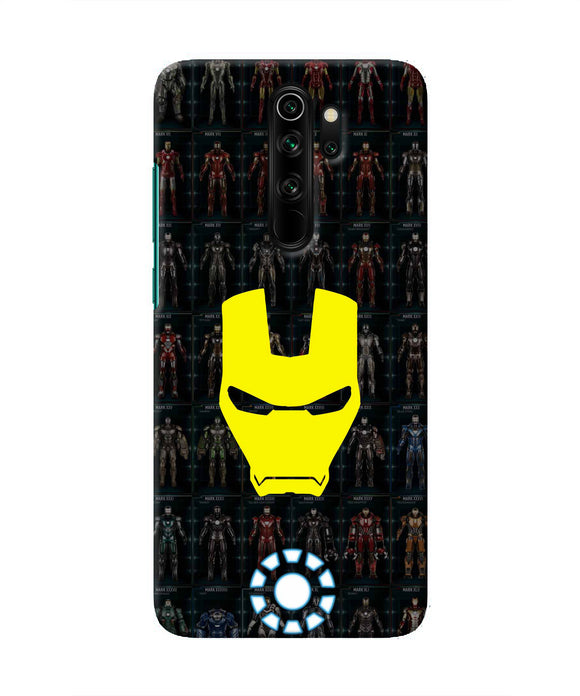 Iron Man Suit Redmi Note 8 Pro Real 4D Back Cover