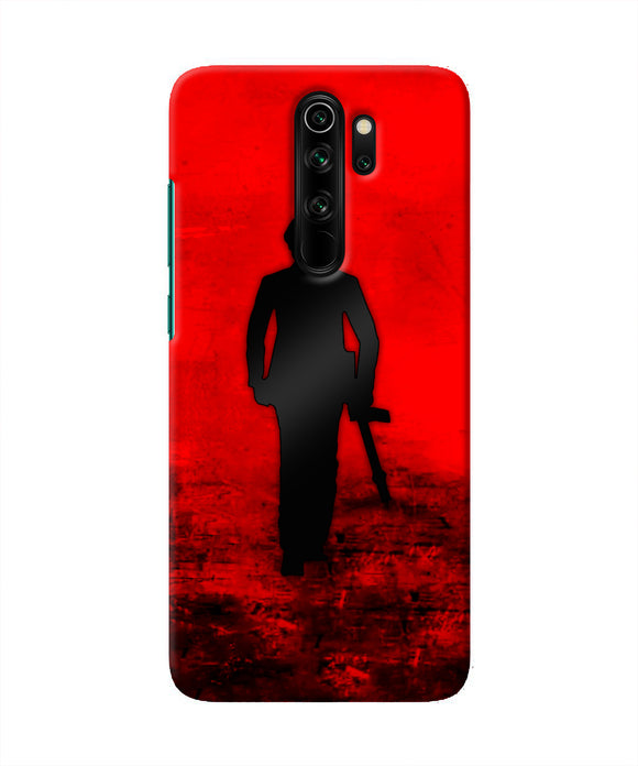 Rocky Bhai with Gun Redmi Note 8 Pro Real 4D Back Cover