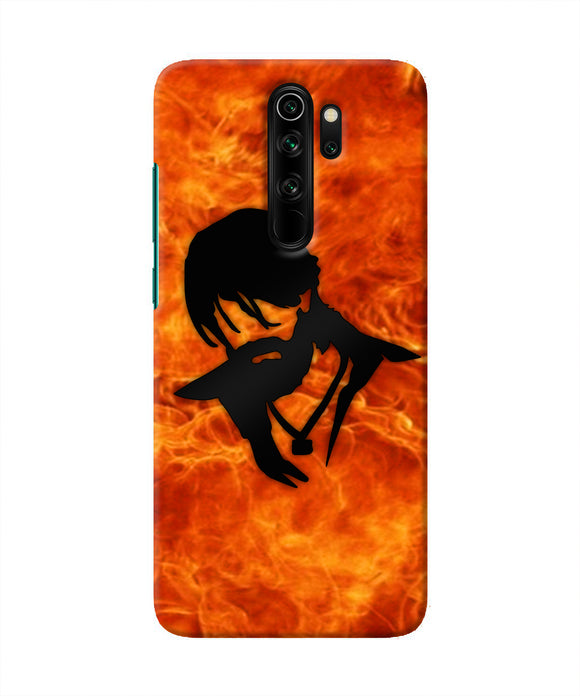 Rocky Bhai Face Redmi Note 8 Pro Real 4D Back Cover