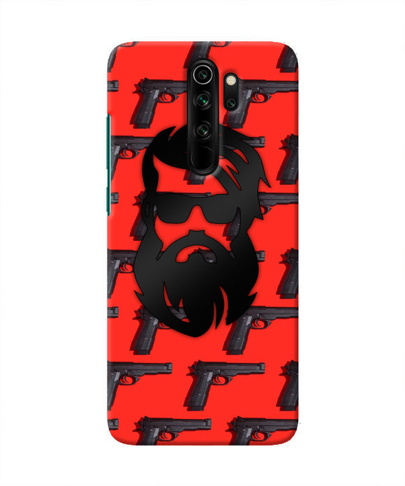 Rocky Bhai Beard Look Redmi Note 8 Pro Real 4D Back Cover