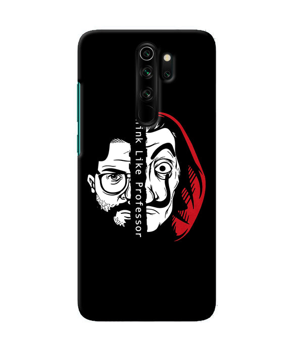 Money Heist Think Like Professor Redmi Note 8 Pro Back Cover