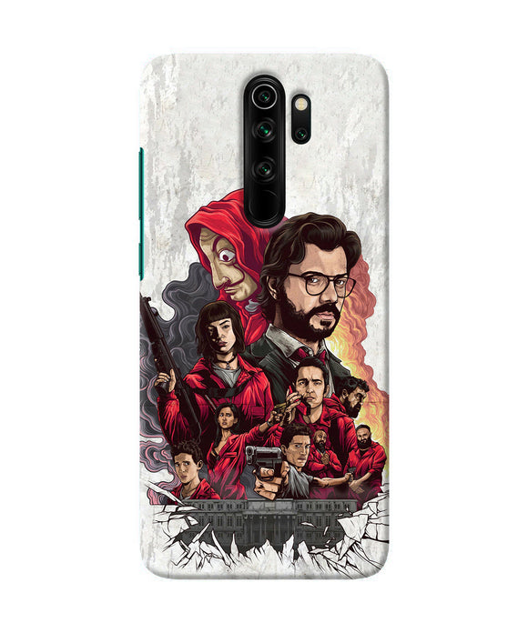 Money Heist Poster Redmi Note 8 Pro Back Cover