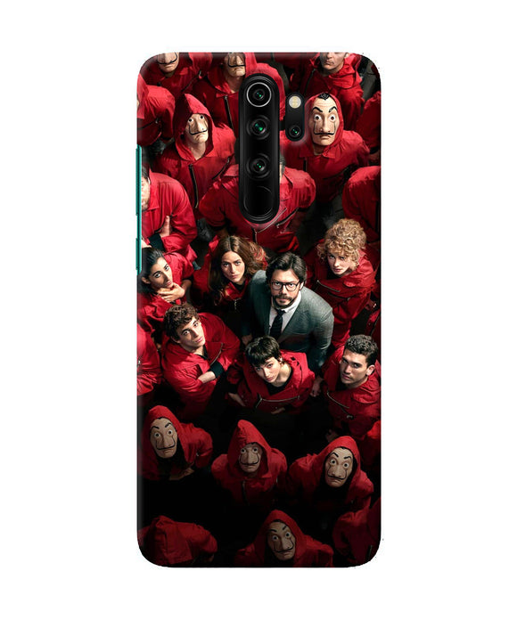 Money Heist Professor with Hostages Redmi Note 8 Pro Back Cover