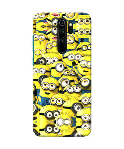 Minions Mini Crowd Redmi Note 8 Pro Back Cover