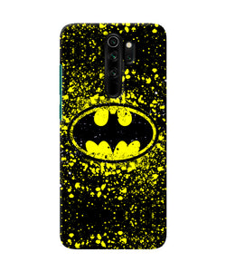 Batman Last Knight Print Yellow Redmi Note 8 Pro Back Cover