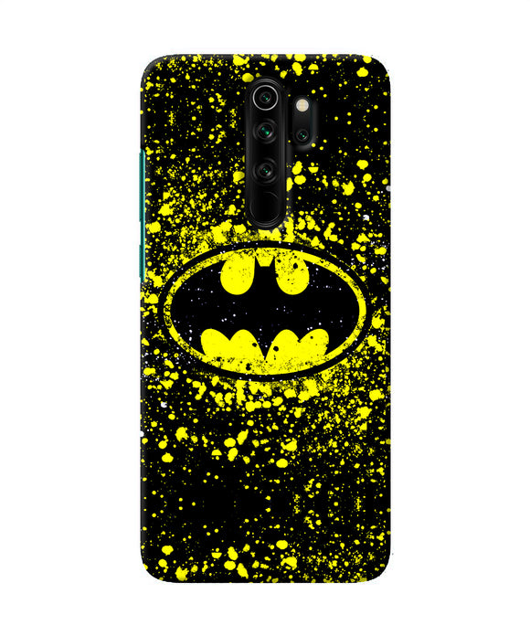 Batman Last Knight Print Yellow Redmi Note 8 Pro Back Cover