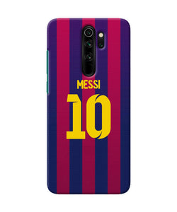 Messi 10 Tshirt Redmi Note 8 Pro Back Cover