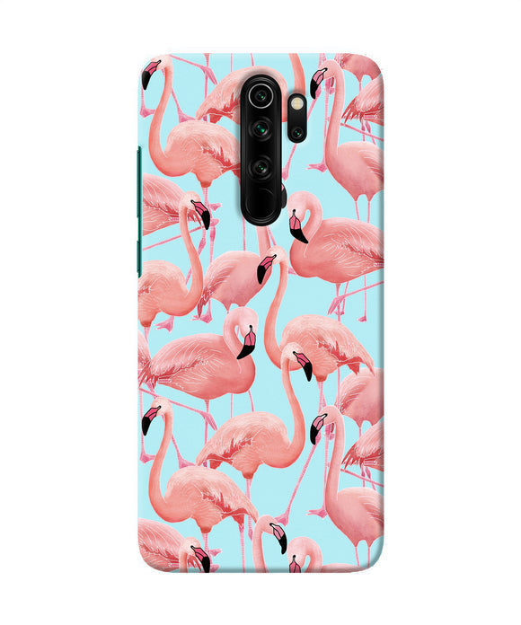 Abstract Sheer Bird Print Redmi Note 8 Pro Back Cover