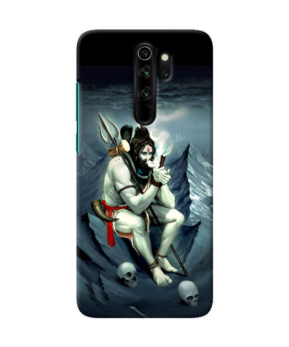 Lord Shiva Chillum Redmi Note 8 Pro Back Cover