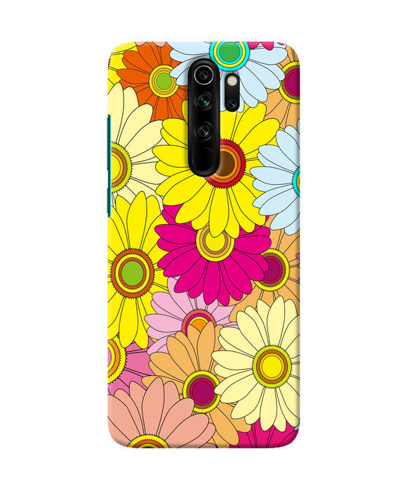 Abstract Colorful Flowers Redmi Note 8 Pro Back Cover