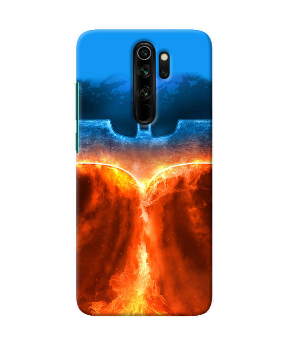 Burning Batman Logo Redmi Note 8 Pro Back Cover