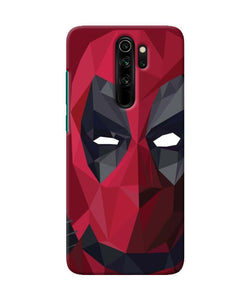 Abstract Deadpool Mask Redmi Note 8 Pro Back Cover