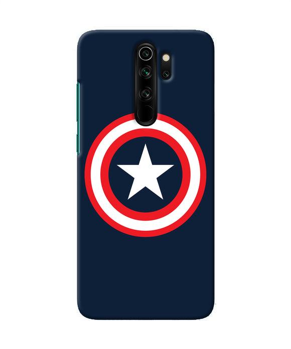 Captain America Logo Redmi Note 8 Pro Back Cover