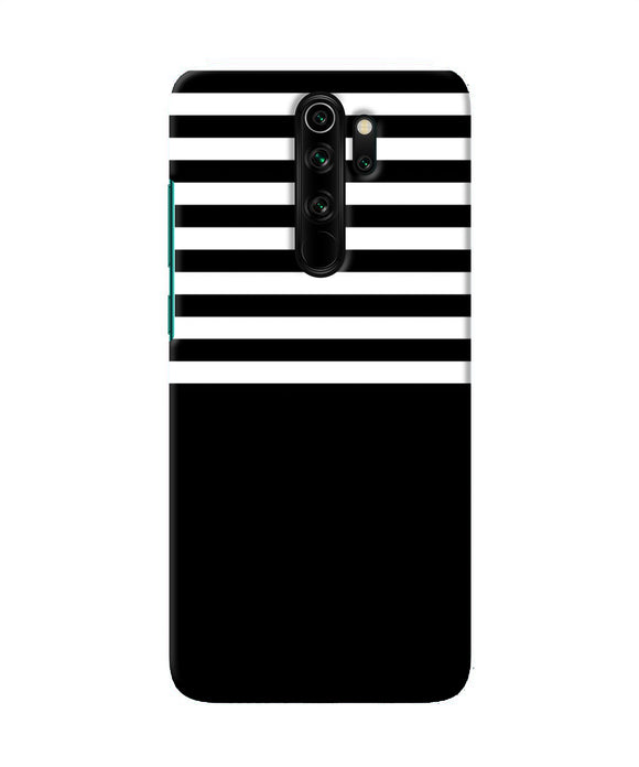 Black And White Print Redmi Note 8 Pro Back Cover