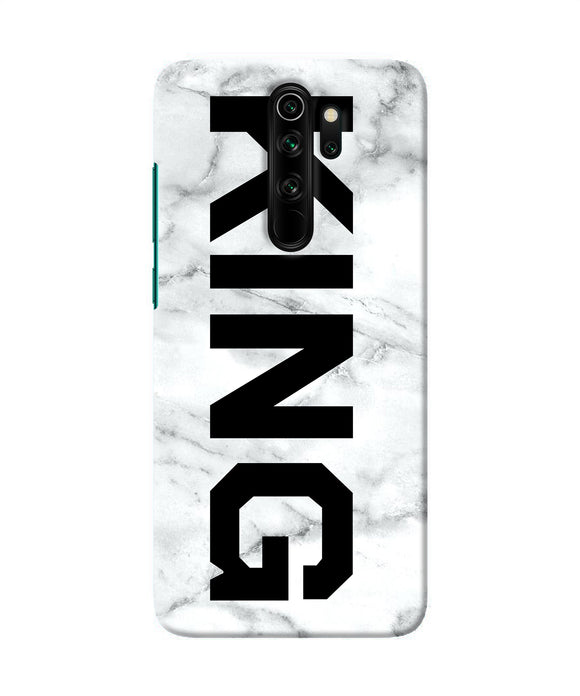 King Marble Text Redmi Note 8 Pro Back Cover