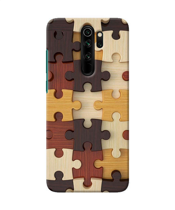 Wooden Puzzle Redmi Note 8 Pro Back Cover