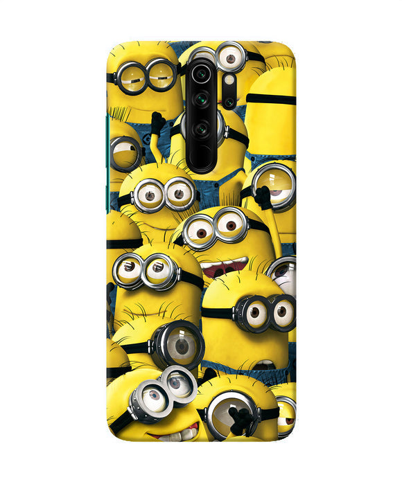 Minions Crowd Redmi Note 8 Pro Back Cover