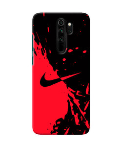 Nike Red Black Poster Redmi Note 8 Pro Back Cover