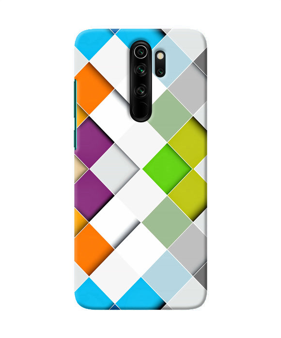 Abstract Color Box Redmi Note 8 Pro Back Cover