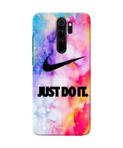 Just Do It Colors Redmi Note 8 Pro Back Cover