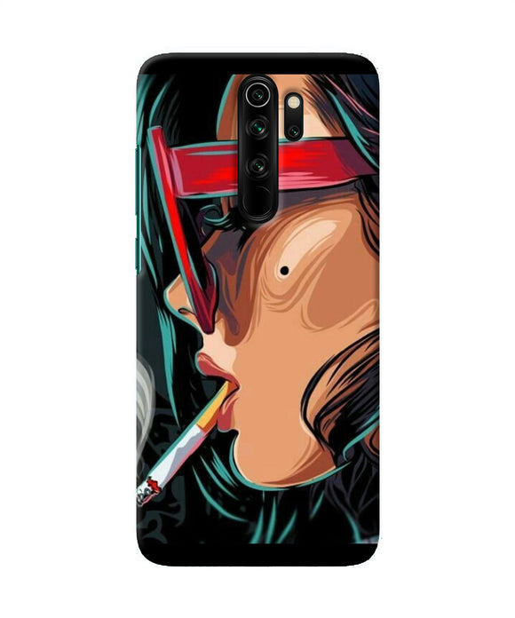 Smoking Girl Redmi Note 8 Pro Back Cover