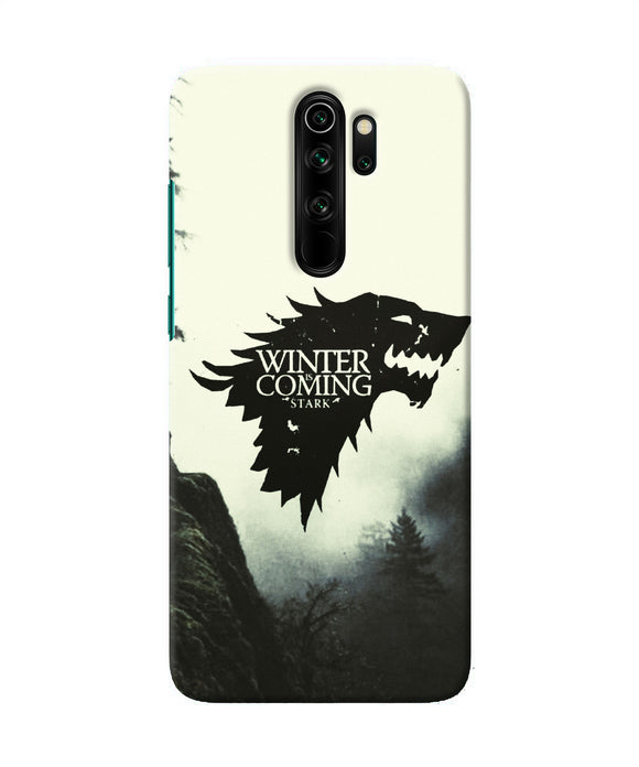 Winter Coming Stark Redmi Note 8 Pro Back Cover