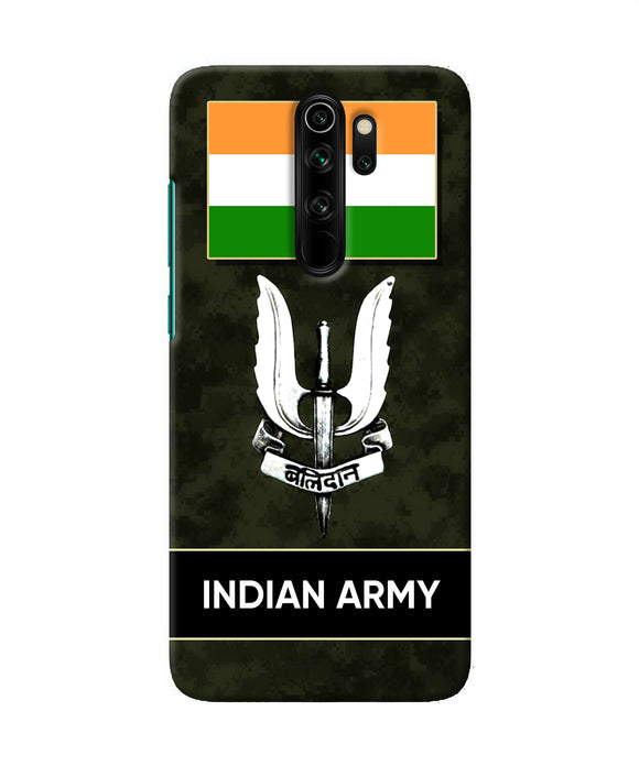 Indian Flag Balidan Logo Redmi Note 8 Pro Back Cover