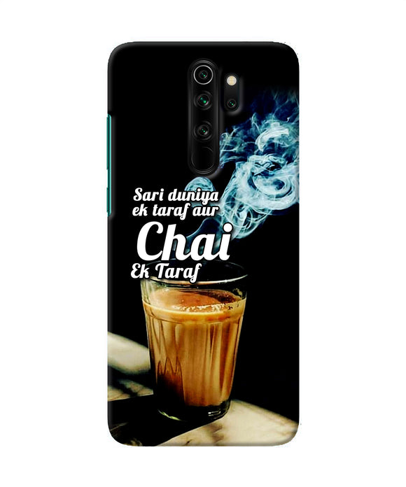Chai Ek Taraf Quote Redmi Note 8 Pro Back Cover