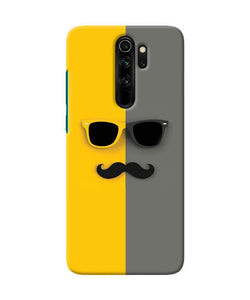 Mustache Glass Redmi Note 8 Pro Back Cover