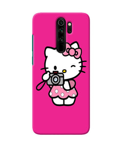 Hello Kitty Cam Pink Redmi Note 8 Pro Back Cover