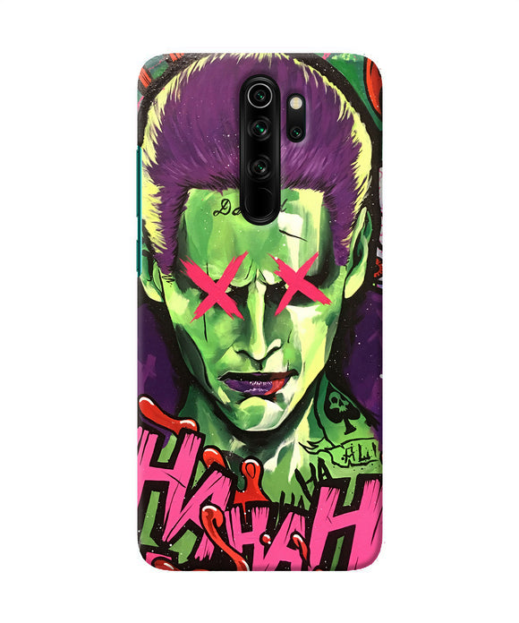 Damaged Joker Anim Redmi Note 8 Pro Back Cover