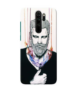 Beard Man Character Redmi Note 8 Pro Back Cover