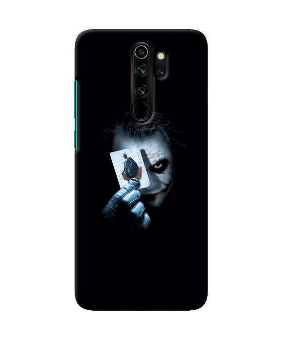 Joker Dark Knight Card Redmi Note 8 Pro Back Cover