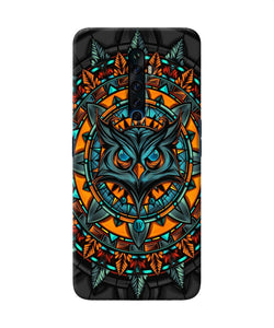 Angry Owl Art Oppo Reno2 Z Back Cover