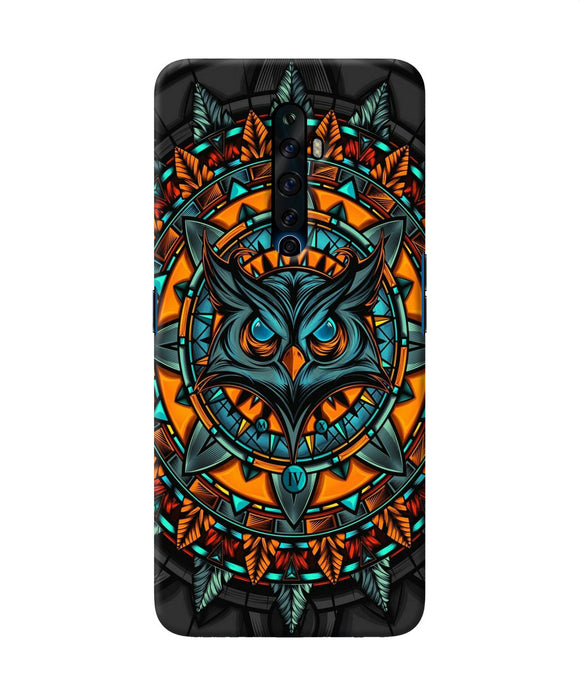 Angry Owl Art Oppo Reno2 Z Back Cover