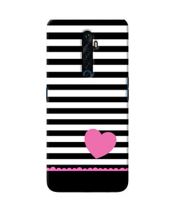 Abstract Heart Oppo Reno2 Z Back Cover