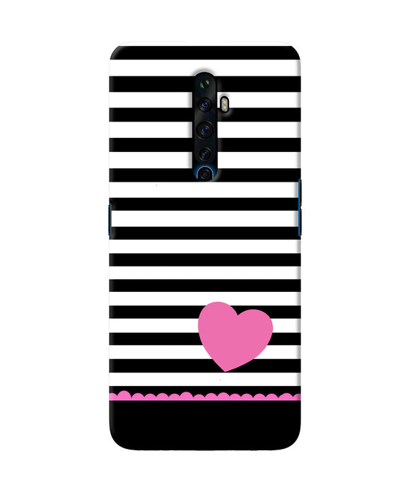 Abstract Heart Oppo Reno2 Z Back Cover