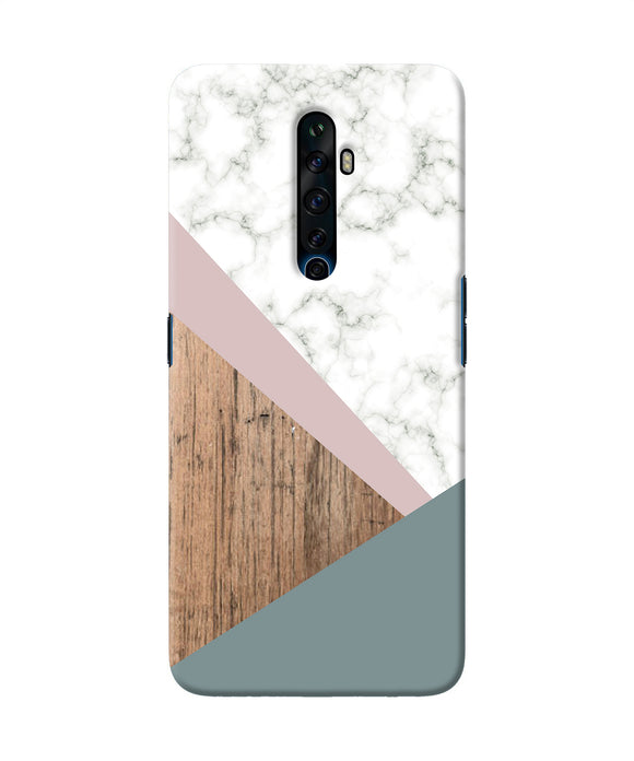Marble Wood Abstract Oppo Reno2 Z Back Cover