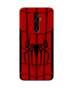 Spiderman Costume Oppo Reno2 Z Real 4D Back Cover