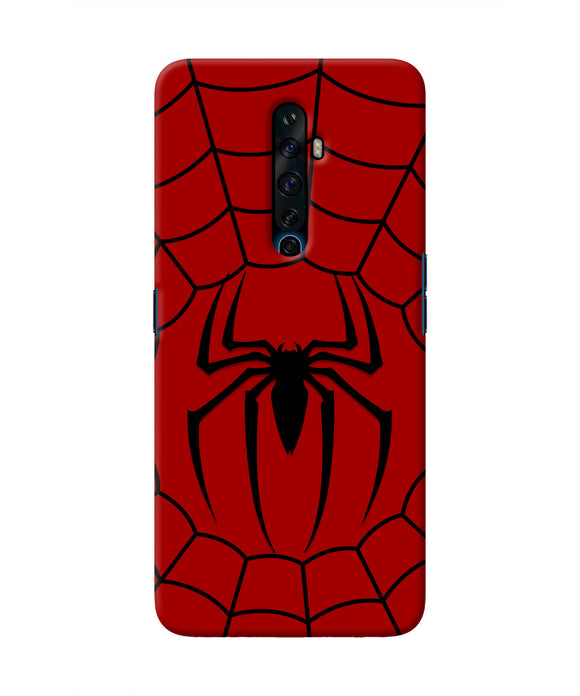 Spiderman Web Oppo Reno2 Z Real 4D Back Cover